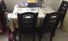 DINING TABLE WITH 4 PCS CLASSIC CHAIR